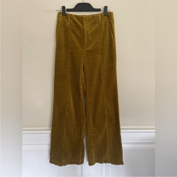 Anthropologie eat:tea wide leg corduroy pants - Picture 9 of 11